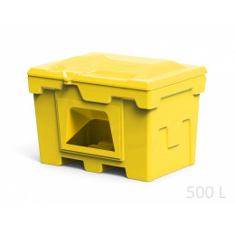 Ящик для соли и реагентов 500 л с дозатором