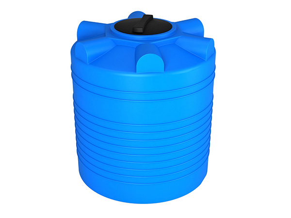 Пластиковый цилиндрический бак для воды